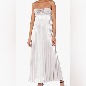 REBECCA TAYLOR METALLIC MIDI/MAXI DRESS NEW WITH TAGS